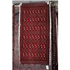 Image 1 : 100% handmade scatter rug with overall geometric design, 25" X 49"