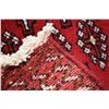 Image 3 : 100% handmade scatter rug with overall geometric design, 25" X 49"
