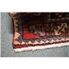 Image 2 : 100% handmade Iranian "Azarbijan" wool carpet runner with triple medallion, red background, multiple