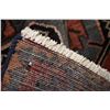 Image 3 : 100% handmade Iranian "Azarbijan" wool carpet runner with triple medallion, red background, multiple