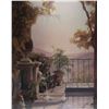 Image 2 : Two framed prints including "Wilderness Run" by Maija and Italian patio balcony scene