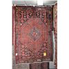 Image 1 : 100% handmade Iranian "Zanjan" carpet with center medallion in shades of reds, greens, blues etc. 51