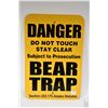 Image 3 : Five enameled reproduction bear warning signs