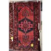 Image 1 : 100% handmade Iranian "Zanjan" carpet with center medallion and shades of royal blue, pink, orange e