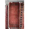 Image 1 : 100% handmade Iranian scatter carpet with red background 22" X 48"