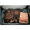 Image 1 : Large tub containing approximately leg hold traps, various sizes, style and makers