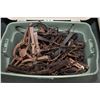 Image 1 : Large tub containing approximately leg hold traps, various sizes, style and makers