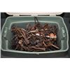 Image 1 : Large tub containing approximately leg hold traps, various sizes, style and makers
