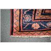 Image 2 : 100% handmade Iranian carpet with red background with link diamond center panel, red background and 