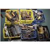 Image 2 : Pallet of collectibles including cast gas and electric irons, torches, heaters, fluters and meat gri