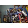 Image 2 : Pallet of collectibles including cast gas and electric irons, torches, heaters, fluters and meat gri