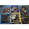 Image 2 : Pallet of collectibles including cast gas and electric irons, torches, heaters, fluters and meat gri