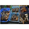 Image 2 : Pallet of collectibles including cast gas and electric irons, torches, heaters, fluters and meat gri