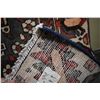 Image 3 : 100% handmade Iranian Bakhtyar carpet with center medallion, red background and stylized floral desi