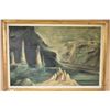 Image 2 : Framed acrylic on board painting titled on verso and dated "From the Exhibition of Works, New Year's
