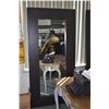 Image 1 : Large modern oak framed mirror, outside dimensions 75" X 37"