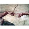 Image 1 : Michelangelo's "Creation of Adam" Sistine Chapel ItalianÂ Ceramic Tile