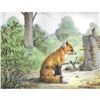 Image 3 : 1920's Fox Color Lithograph Print