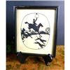 Image 1 : Early 1900's Signed Fox Hunt Silhouette