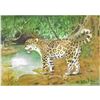 Image 1 : 1920's Jaguar, Color Lithograph Print
