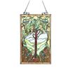 Image 2 : Fruit of Life Tree Stained Glass Art Panel