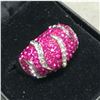 Image 2 : Pink Swarovski Crystal Animal Ring