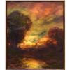 Image 1 : C.P. Appel, "Glorious Sunrise" Oil Painting