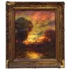 Image 2 : C.P. Appel, "Glorious Sunrise" Oil Painting