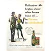 Image 1 : 1951 Ballantine Ale Ice Skating Magazine Ad