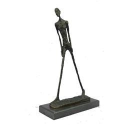 Mid Century Modern Brutalist Style Bronze Sculpture