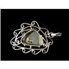 Image 3 : Large Abstract Sterling Pyrite Pendant