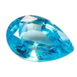 15.92ct Pear Shaped Blue BiancoÂ® Lab Created Diamond