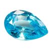 Image 1 : 15.92ct Pear Shaped Blue BiancoÂ® Lab Created Diamond