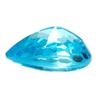 Image 2 : 15.92ct Pear Shaped Blue BiancoÂ® Lab Created Diamond