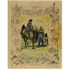 Image 3 : c1834 Framed French Military Plates
