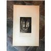 Image 2 : Original 19thc Franz Stegmann German Etching, "In The Church"