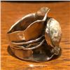 Image 2 : Ancient Roman Glass Modernist Sterling Silver Ring