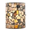 Image 1 : Transitional Style Mosaic Sconce Light