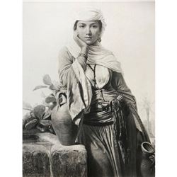 1880's Photogravure Print, Rebecca