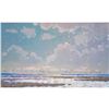 Image 1 : Ukranian Artist Modern Impressionism Oil Painting, Summer Landscape Clouds