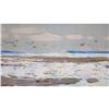 Image 3 : Ukranian Artist Modern Impressionism Oil Painting, Summer Landscape Clouds