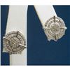 Image 1 : 1ctw Diamond & Sterling Silver Stud Earrings