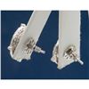 Image 3 : 1ctw Diamond & Sterling Silver Stud Earrings