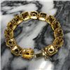 Image 3 : Black Sapphire & 14kt Gold over Sterling Silver Bracelet