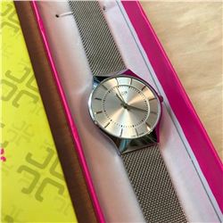 Slim Stainless Steel Quartz Wristwatch