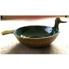 Image 2 : Large Mid Century Modern Ceramic Set, Bitossi Duck Serving Bowl & Utensils