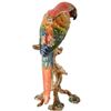 Image 2 : Colorful Macaw Parrot Bird Enamel & Crystal Trinket Jewel Box