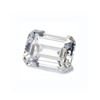 Image 1 : 8ct Emerald Step-cut BiancoÂ® Lab-created Diamond