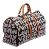 Image 3 : Louis Vuitton Monogram Canvas Leather Graffiti Keepall 50 Bag