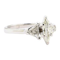 1.20 ctw Diamond Ring - 14KT White Gold